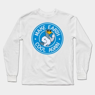 Make Earth Coo'l Again - Funny Bird Pun Long Sleeve T-Shirt